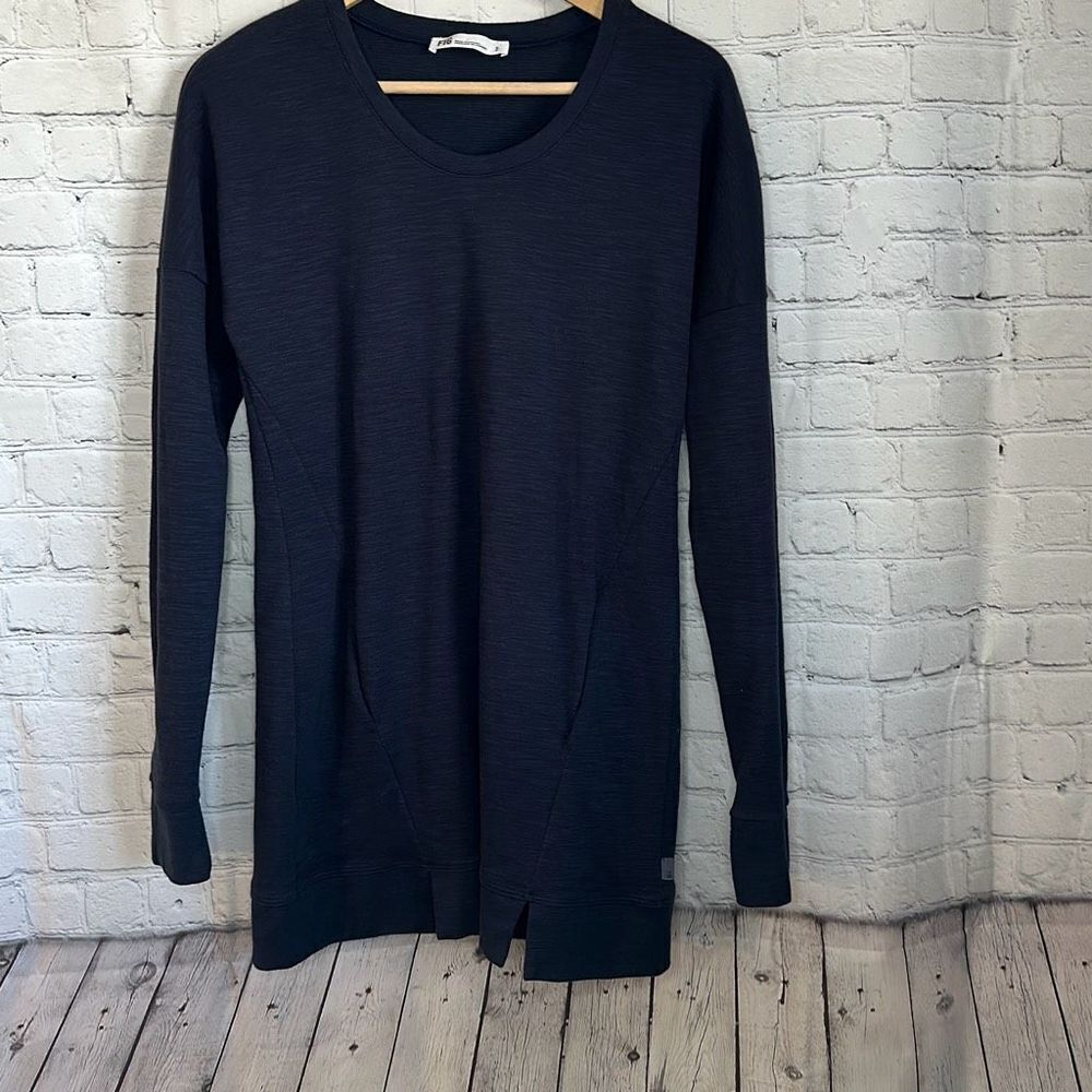 Fig‎ Womens Tunic Long Sleeve Sweatshirt Pocket size Small